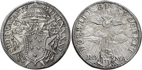 Sede Vacante (Camerlengo card. Paluzzo Paluzzi Altieri), 1 febbraio – 12 luglio 1691. 

Testone 1691, AR 9,10 g. SEDE VACANTE – MDCXXXXI Stemma del ...