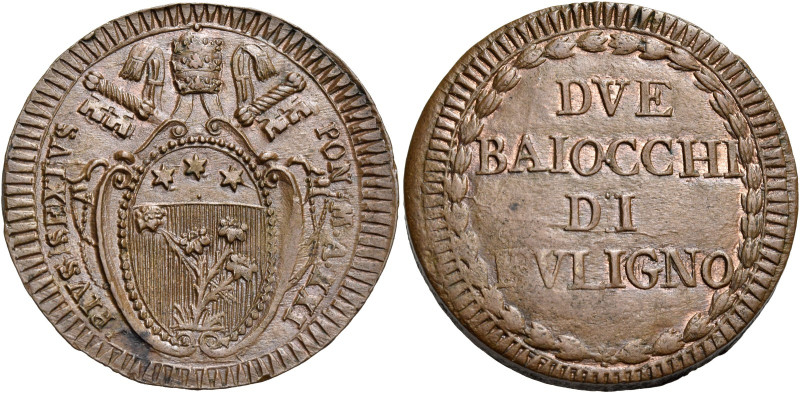 Pio VI (Giannangelo Braschi), 15 febbraio 1775 – 29 agosto 1799. Foligno 

Da ...