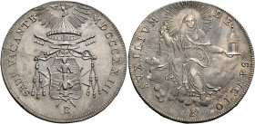 Sede Vacante (Camerlengo card. Bartolomeo Pacca), 20 agosto – 27 settembre 1823. Bologna 

Scudo 1823, AR 26,60 g. Pagani 112. Muntoni 4. Chimienti ...