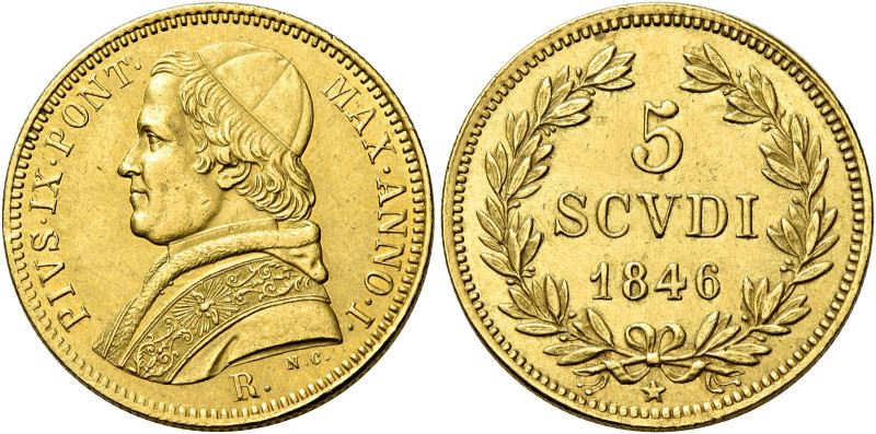 Pio IX (Giovanni Maria Mastai Ferretti), 16 giugno 1846 – 7 febbraio 1878. I per...