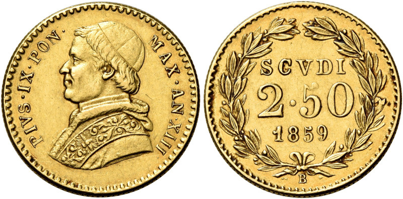 Pio IX (Giovanni Maria Mastai Ferretti), 16 giugno 1846 – 7 febbraio 1878. II pe...