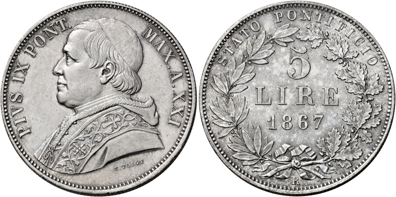 Pio IX (Giovanni Maria Mastai Ferretti), 16 giugno 1846 – 7 febbraio 1878. III p...