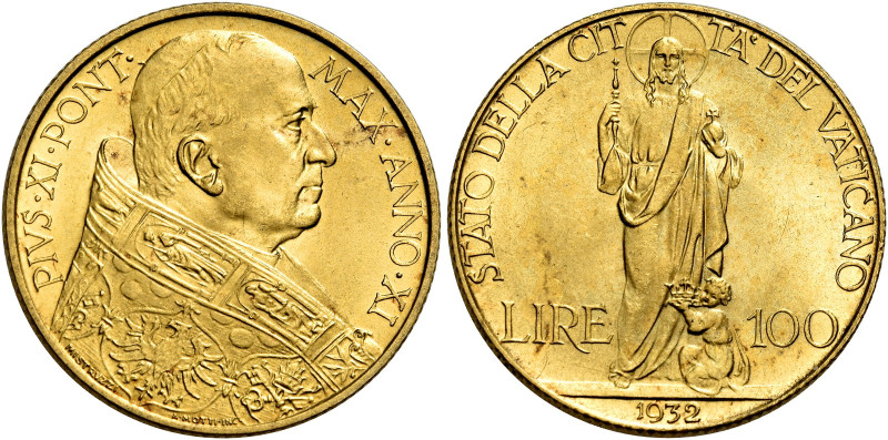 Pio XI (Achille Ratti), 6 febbraio 1922 – 10 febbraio 1939. 

Da 100 lire anno...