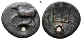 Thrace. Byzantion circa 340-320 BC. Bronze Æ