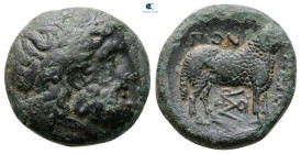 Thessaly. Gonnos circa 350 BC. Bronze Æ