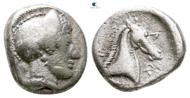 Thessaly. Pharsalos circa 500-450 BC. Hemidrachm AR