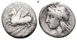 Akarnania. Anaktorion circa 350-300 BC. Drachm AR
