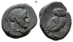 Akarnania. Medeon circa 350-300 BC. Chalkous Æ