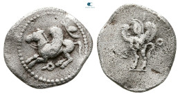 Corinthia. Corinth circa 450-415 BC. Diobol AR