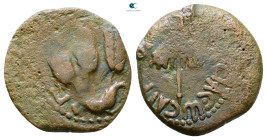 Judaea. Jerusalem. Herodians. Agrippa I AD 37-43. Prutah Æ