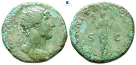 Hadrian AD 117-138. Rome. Dupondius Æ