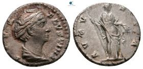 Faustina I, Augusta AD 138-141. Rome. Denarius AR