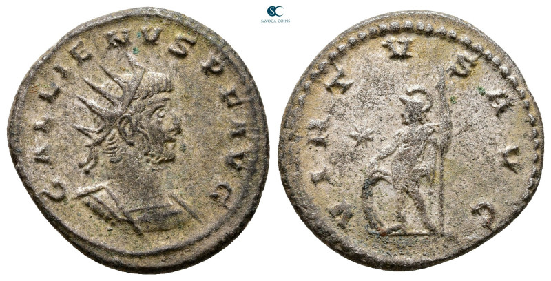 Gallienus AD 253-268. Antioch
Billon Antoninianus

22 mm, 3,18 g



Very ...