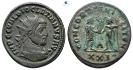 Diocletian AD 284-305. Cyzicus. Radiatus Æ