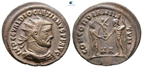 Diocletian AD 284-305. Heraclea. Radiatus Æ