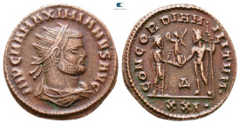 Maximianus Herculius AD 286-305. Cyzicus. Radiatus Æ