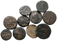 Lot of ca. 10 greek bronze coins / SOLD AS SEEN, NO RETURN!Fine