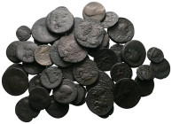Lot of ca. 45 ancient bronze coins / SOLD AS SEEN, NO RETURN!Fine