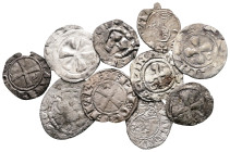 Lot of ca. 10 medieval coins / SOLD AS SEEN, NO RETURN!Fine