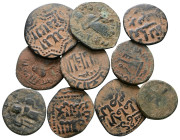 Lot of ca. 10 islamic bronze coins / SOLD AS SEEN, NO RETURN!Very Fine