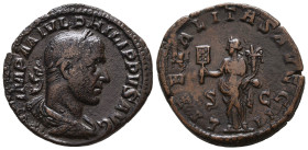 Philip I. A.D. 244-249. Æ sestertius