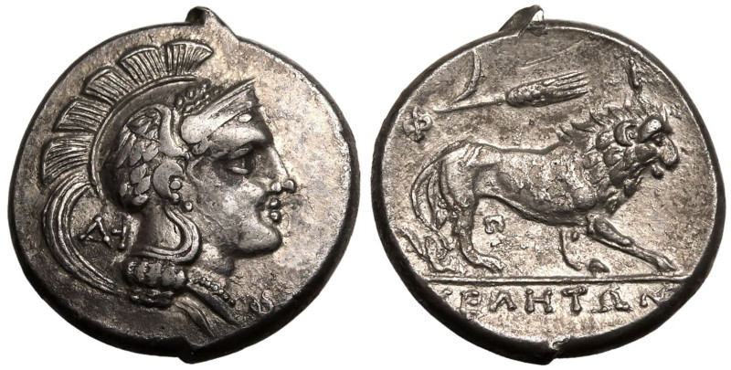 MAGNA GRAECIA. LUCANIA, VELIA. 
Silver didrachm, circa 300-280 BC. 
Philistion...