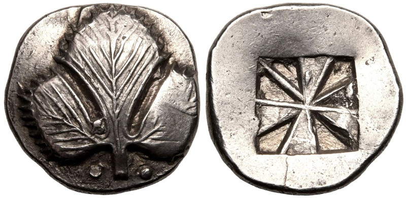 MAGNA GRAECIA. SICILY, SELINOS. 
Silver didrachm, circa 540-515 BC. 
Obv: seli...
