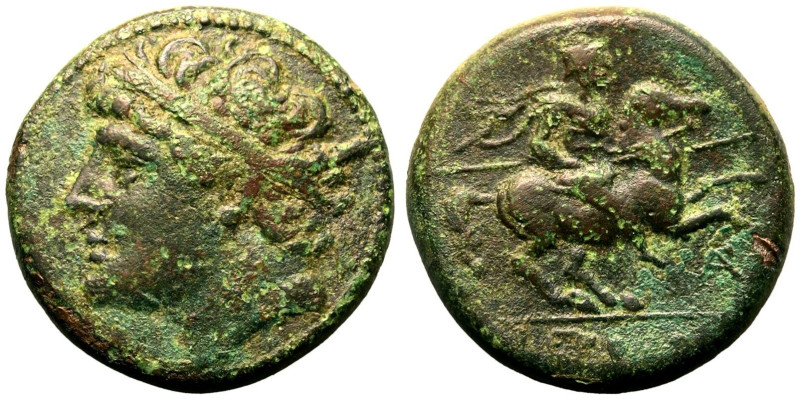 MAGNA GRAECIA. SICILY, SYRACUSE. temp. Hieron II. 
Bronze ae26, circa 230-215 B...