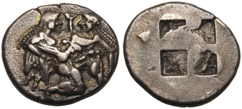 ANCIENT GREECE. ISLANDS OFF THRACE, THASOS. 
Silver stater, circa 500-480 BC. ...