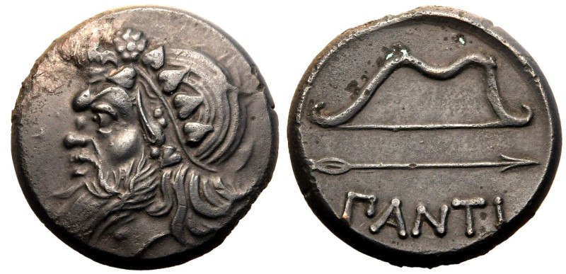 ANCIENT GREECE. KIMMERIAN BOSPOROS, PANTIKAPAION. 
Bronze ae27, circa 340-325 B...