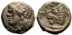 Kimmerian Bosporos, Pantikapaion Æ18