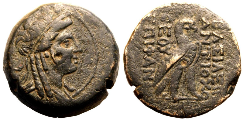 ANCIENT GREECE. SELEUKID KINGDOM. Antiochos IV 'Epiphanes'. 
Bronze ae26, 169-1...