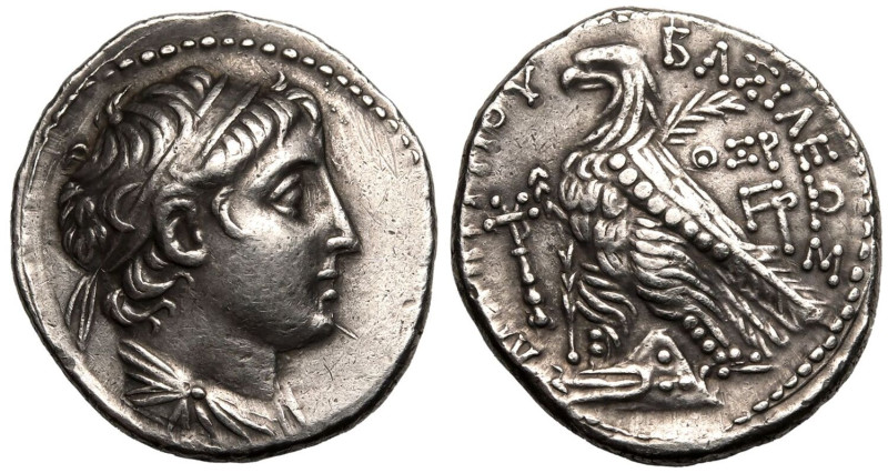 ANCIENT GREECE. SELEUKID KINGDOM. Demetrios II 'Nikator'.
Silver tetradrachm, d...