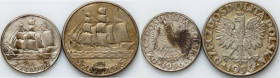 II RP	 2 złote 1936	 5 złotych 1936	 Żaglowiec