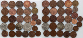 II RP	 zestaw monet z lat 1923-1939	 (28 sztuk)