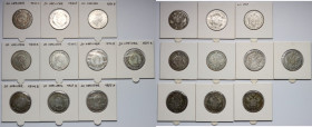 Austria	 19th century	 20 Kreuzer	 set of 10 coins