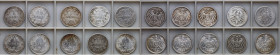 Niemcy	 Cesarstwo	 1 marka - zestaw 10 monet