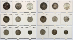 Switzerland	 set of 9 coins