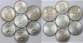 Portugal	 set of coins from 1953-1974	 silver (7 pieces)