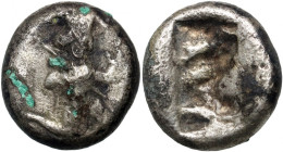 Persia	 Achemenid Empire	 Xerxes I to Darius II 485-420 BC	 Siglos Fourree