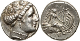 Greece	 Euboia	 Histiaia	 3rd-2nd century BC	 Tetrobol