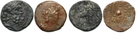 Roman Republic	 Seleukid	 Lot of 2 Bronze	 II-I c. BC