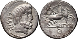 Roman Republic	 L. Titurius L. f. Sabinus	 Denar 89 BC	 Rome