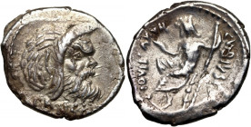 Roman Republic	 C. Vibius Pansa 48 BC	 Denar	 Rome