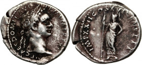 Roman Empire	 Domitian 81-96	 Denarius	 Rome