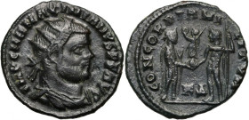 Roman Empire	 Maximian Herculius 286-310	 Follis	 Cyzicus