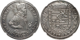 Austria	 Tirol	 Ferdinand II 1564-1595	 Thaler ND	 Ensisheim