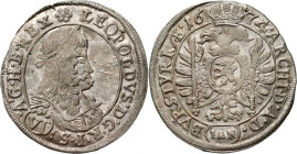 Austria	 Leopold I	 6 Kreuzer 1674 IAN	 Graz