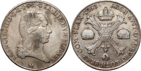 Austria	 Franz II	 Kronenthaler 1793 M	 Milan