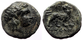 Bronze Æ
Ionia, Miletos, c. 350-190 BC
10 mm, 0,72 g